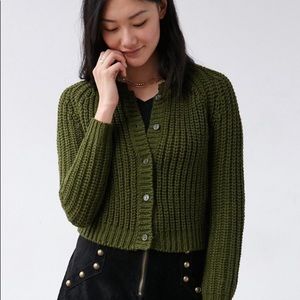 UNIF X URBAN OUTFITTERS CARDIGAN w/ extra button!